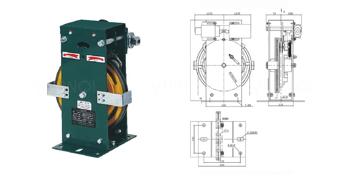 Elevator speed governor OX-187..