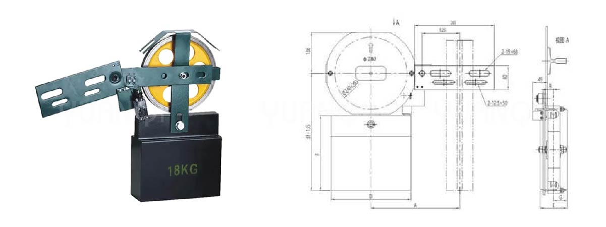 Elevator speed limiter OX-300A..