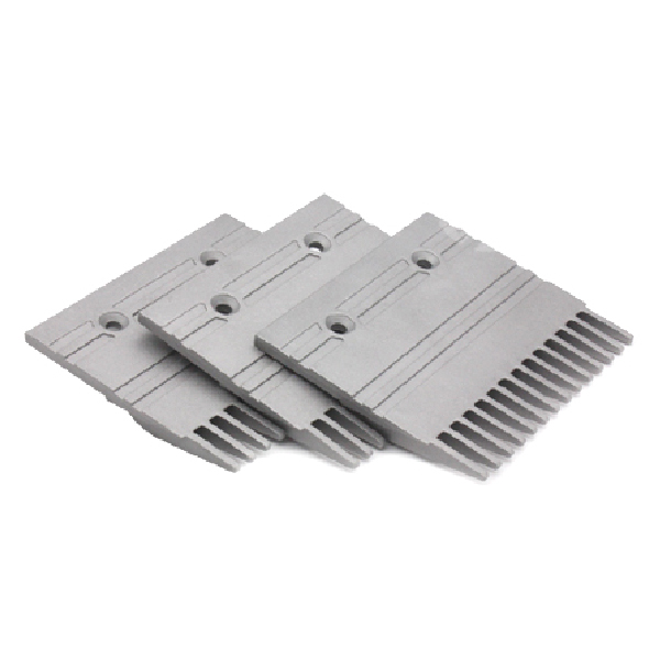 Mitsubishi escalator sidewalk aluminum alloy comb plate C751016B202 automatic walkway plate sparse teeth 14 teeth