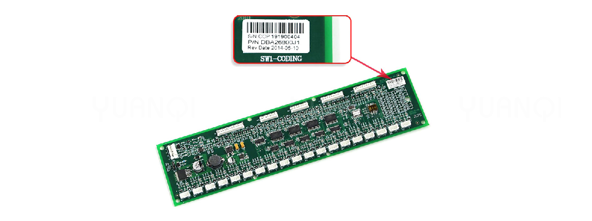 Otis elevator car communication board RS32 address board DBA26800J1....