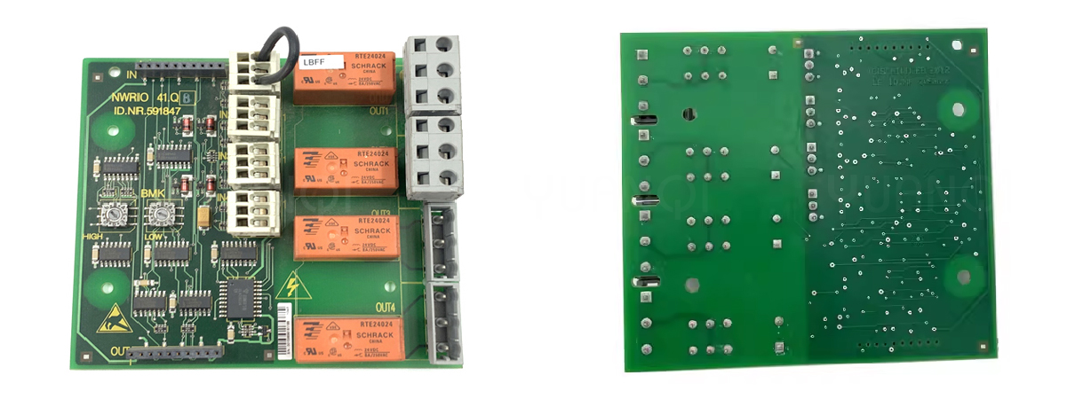 Schindler elevator fire linkage board NWRIO 41.QB ID.NR. 591847.....