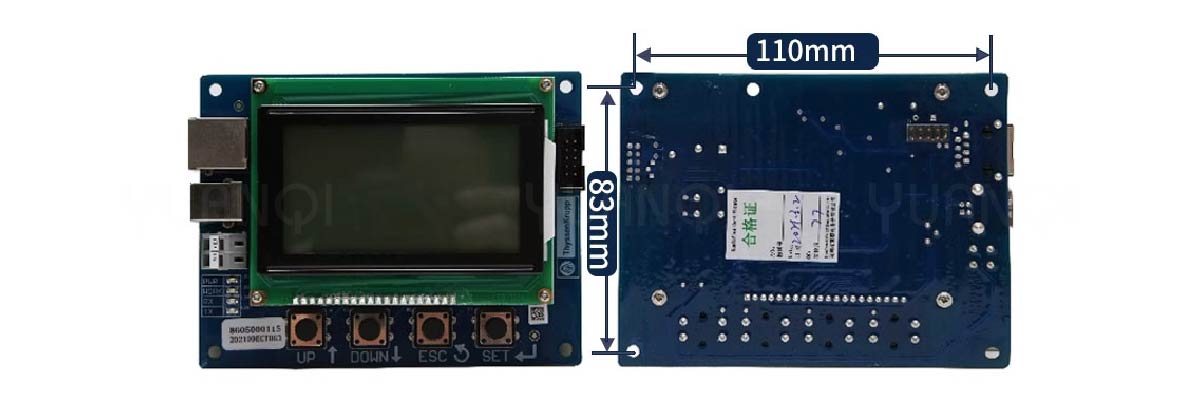 Thyssen escalator server ECT-01-D fault display board escalator debugger....