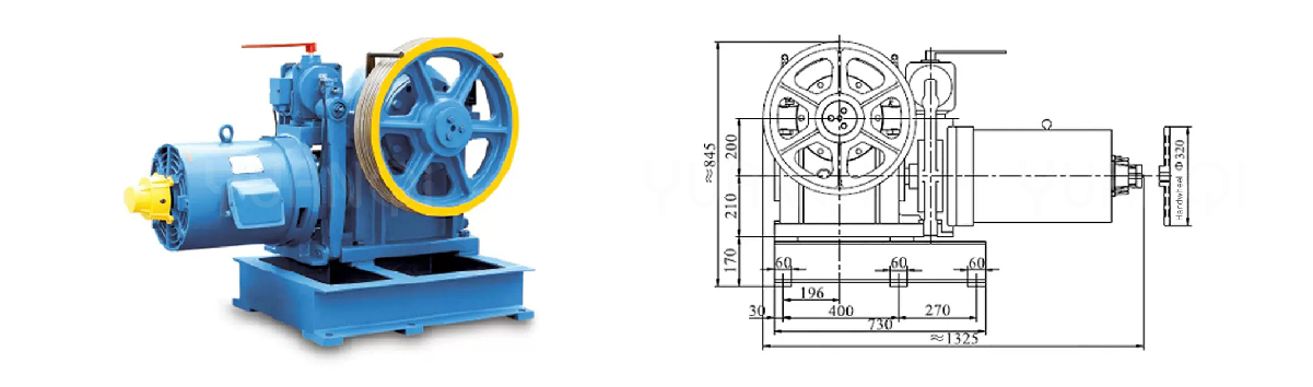 Torin elevator traction machine FYJ200.......