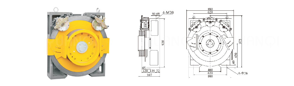 Torin elevator traction machine GTW5...