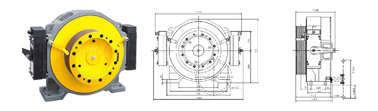 Torin elevator traction machine GTW9-07